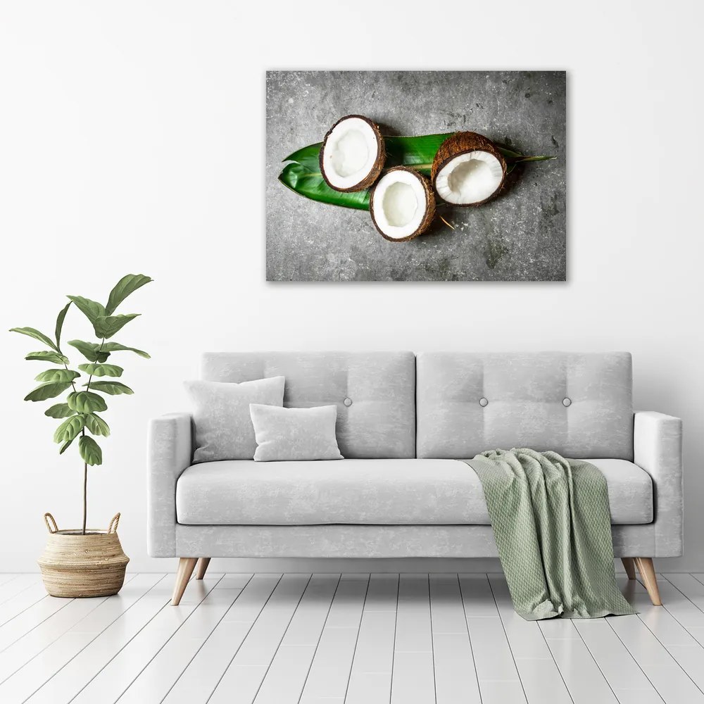 Imprimare tablou canvas Jumătăți de nucă de cocos