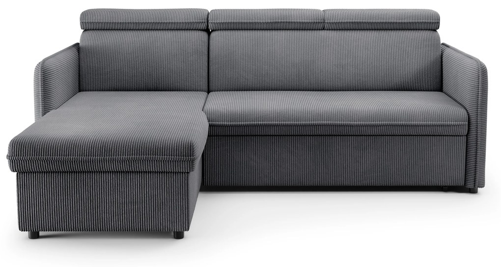 Colțar extensibil universal Barcelia Mini stânga/dreapta - gri catifea Anafi 03