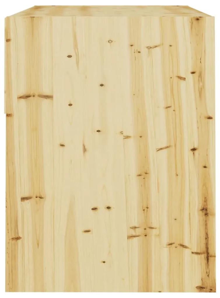 Noptiera, 40x31x40 cm, lemn masiv de brad 1