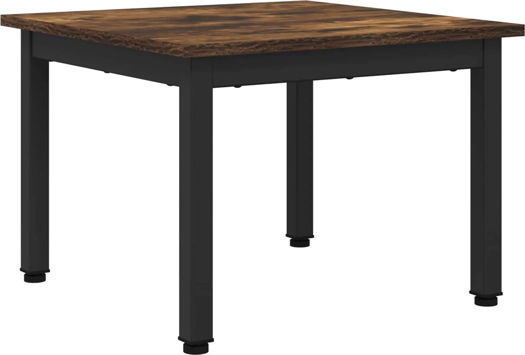 vidaXL Masă de cafea Stejar fumuriu 50 x 50 x 36 cm Lemn compozit