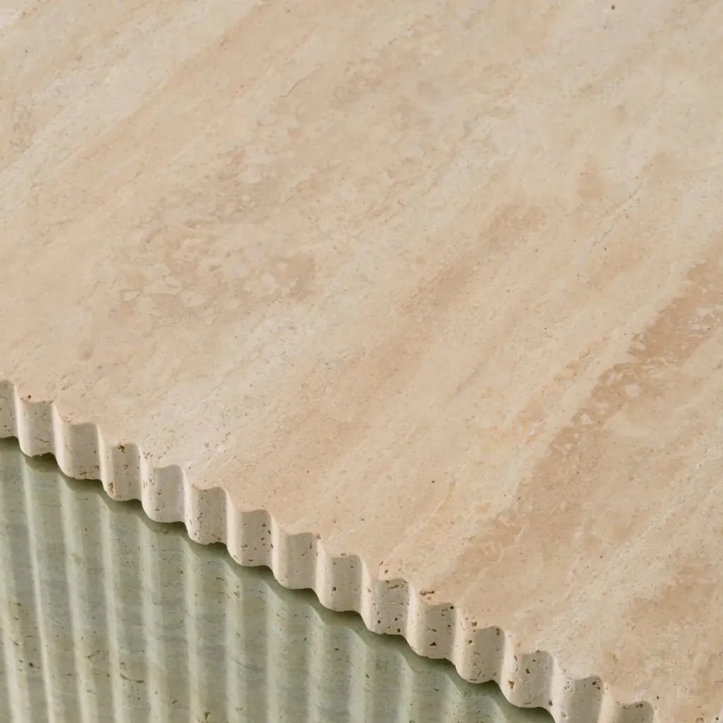 Masuta LUX realizata manual din travertin Brindisi