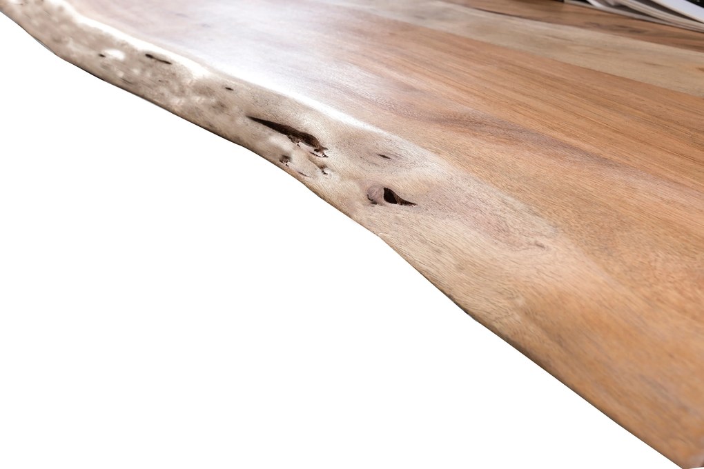 Masa dreptunghiulara cu blat din lemn de salcam Tables&amp;Co 160x90 cm maro