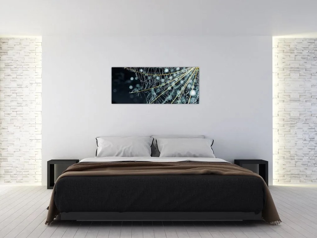 Tablou - Floare cu pânză de pâianjen (120x50 cm)