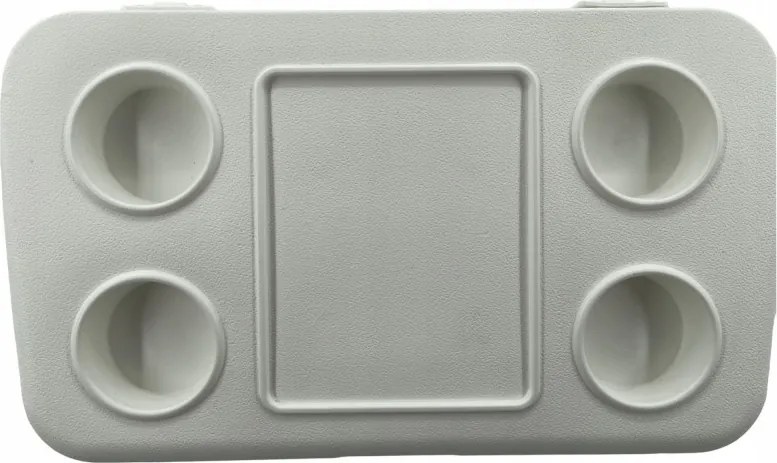 Lada frigorifica cu roti Atlantic 1008728, 45 l, Racire pasiva, 4 suporturi pentru pahare, Albastru
