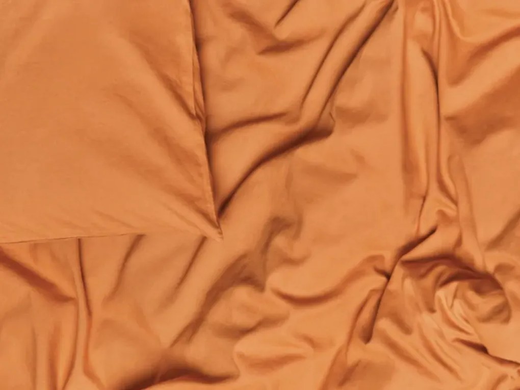 Lenjerie de pat din bumbac CALMORA teracota Dimensiune lenjerie de pat: 2 buc 70 x 90 cm | 200 x 200 cm