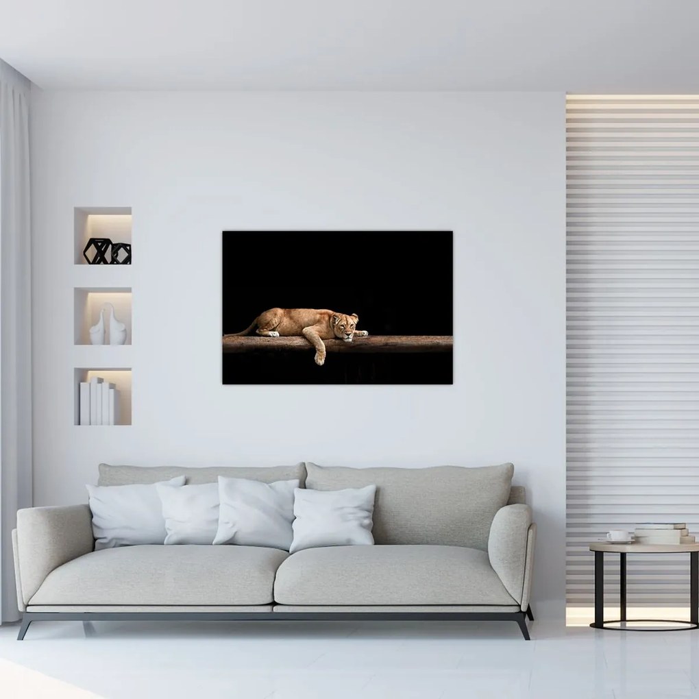 Tablou - Lioness (90x60 cm)