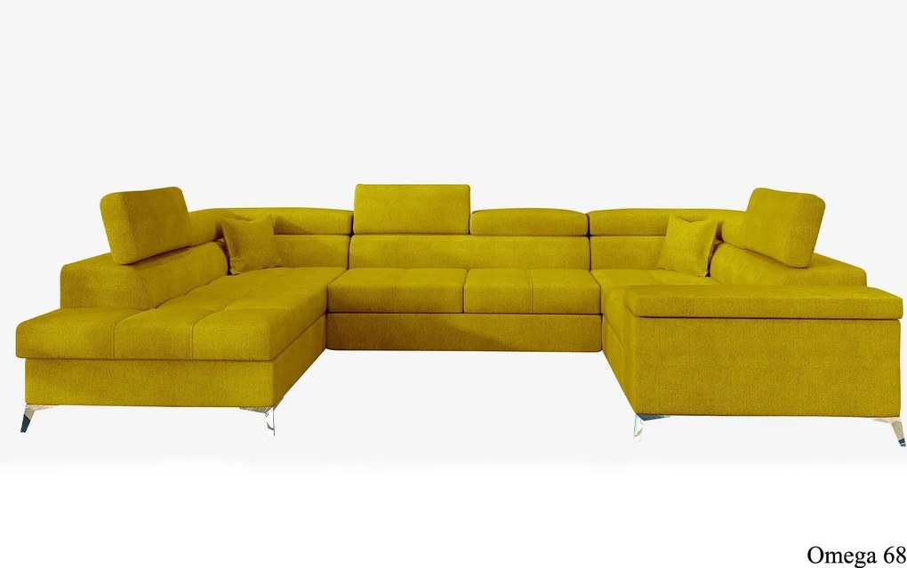 Colțar lemn masiv Formă U Extensibil Tango 350x202cm Personalizabil