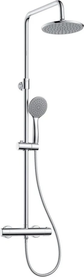 Set de duș HOUSTON cu baterie, crom lucios