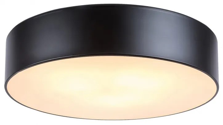 Lustra aplicata design modern circular Renata negru