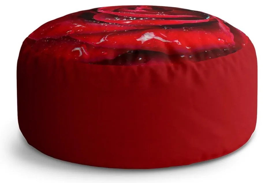 Taburet Circle trandafir, roșu