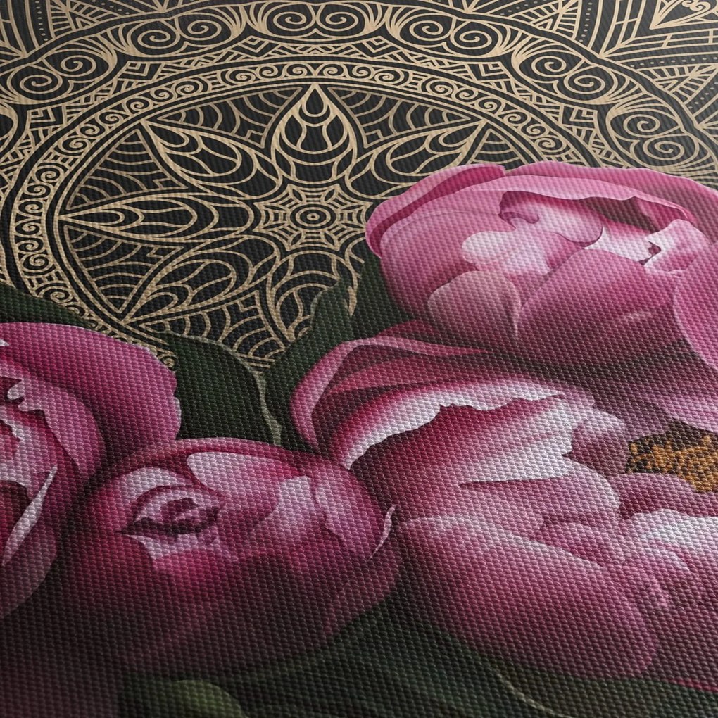 Tablou - Armonie (cu ceas) (90x30 cm)