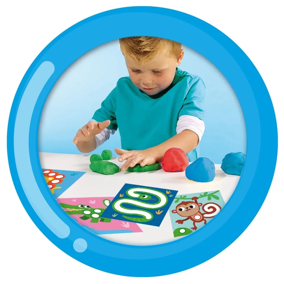 My first- Plastilina Dough cu cartonase cu animale