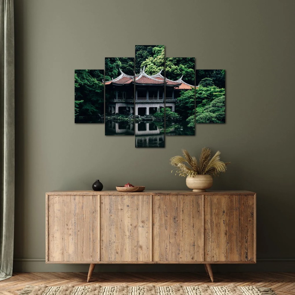 Tablou cu grădina japoneză națională (150x105 cm)