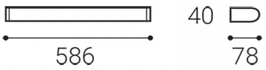 TONDA LED/12W/230V IP44 lampa de perete baie LED2, 3000K/4000K