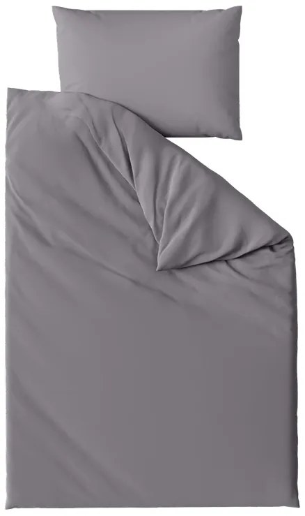 Lenjerie de pat din bumbac STANDO gri Dimensiune lenjerie de pat: 2 buc 70 x 90 cm | 200 x 220 cm