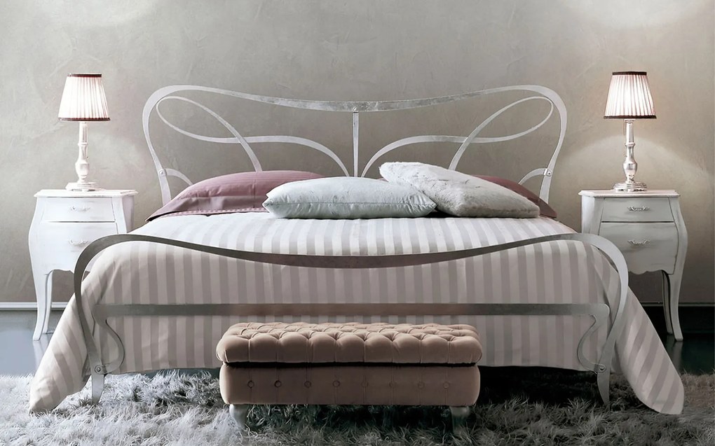 Pat Athos – design rafinat din fier forjat 180x200