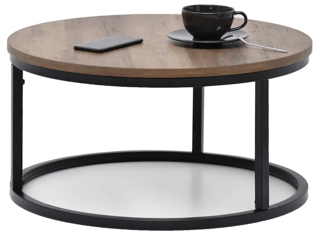 Măsuță de cafea Kolja Stolik S (nuc + negru). 1111477