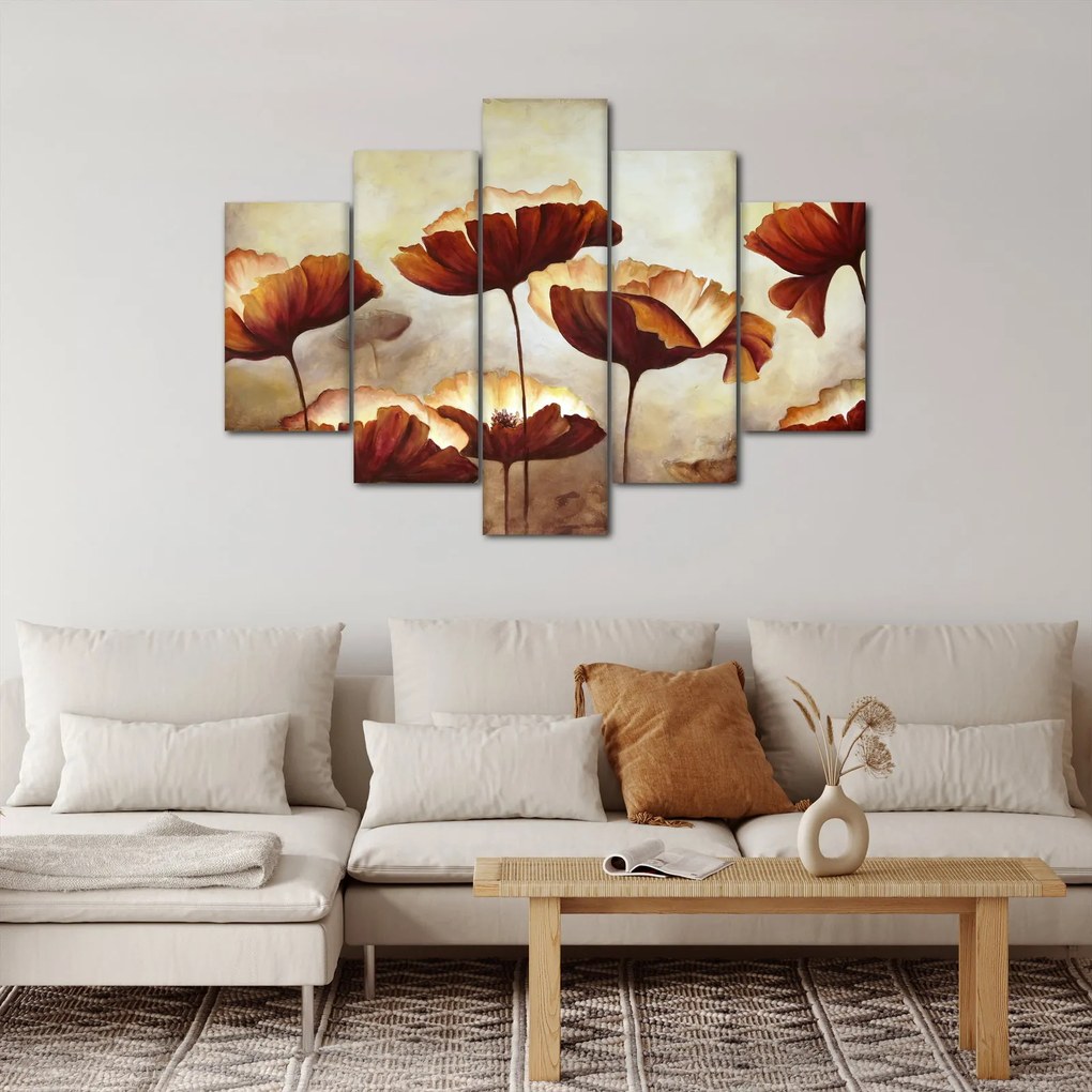 Tablou flori roșii (150x105 cm)