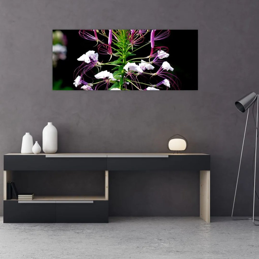 Tablou cu floare (120x50 cm)