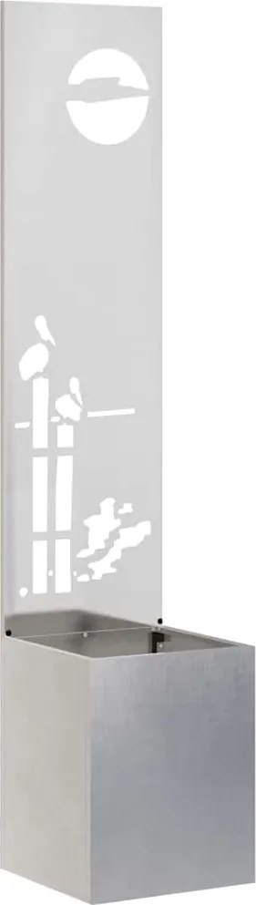 vidaXL Ecran de intimitate pentru grădină Argintiu 32 x 140 cm