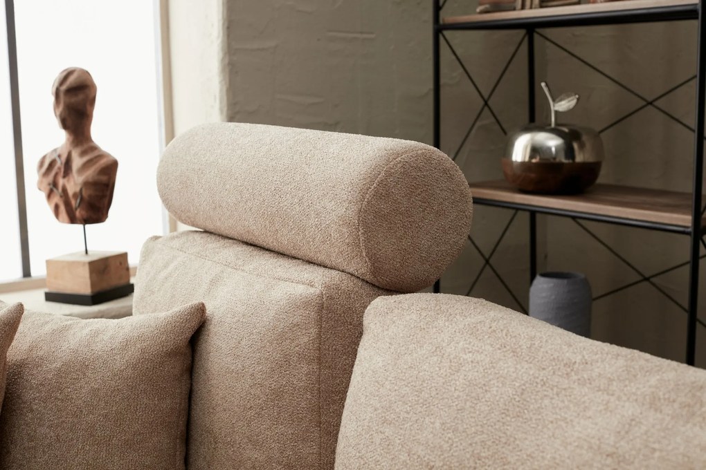 Canapea de colț Nova - Beige, Black
