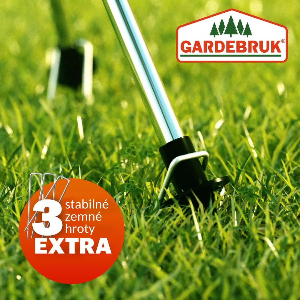 Aspersor pentru gazon SVEN cu suport telescopic 30-360° Gardebruk