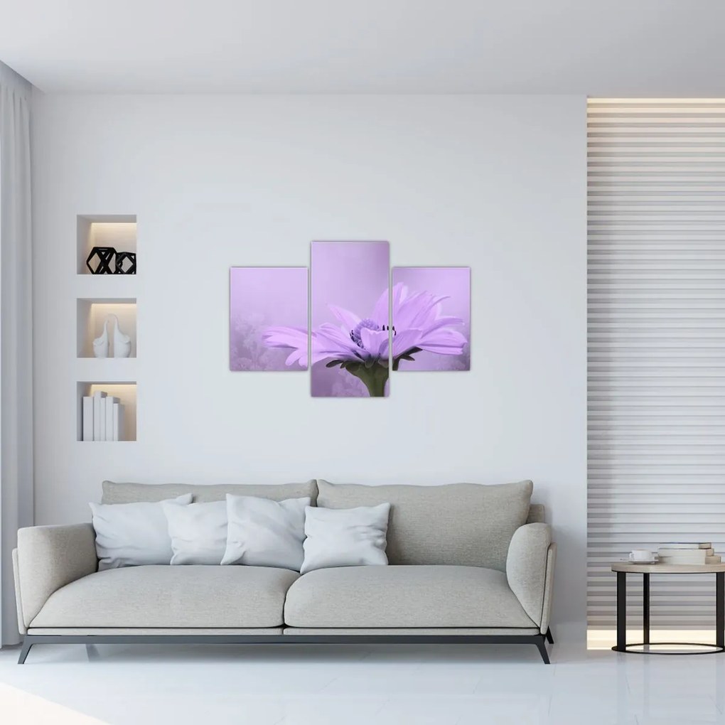 Tablou - Flori mov (90x60 cm)