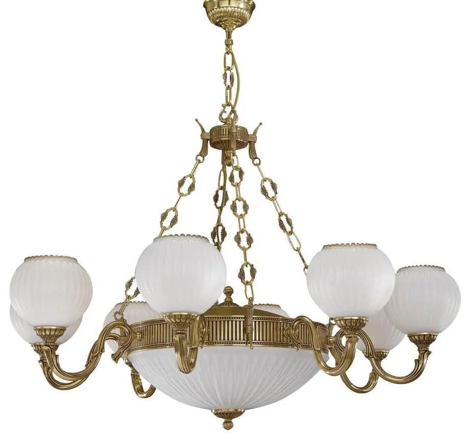 Candelabru clasic din alama 8+3 design italian 9350