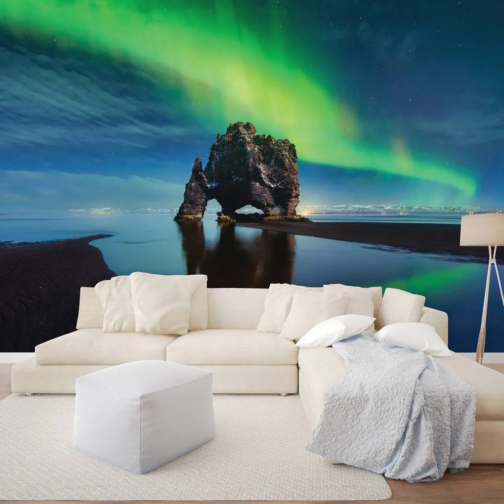 Fototapet - Aurora Borealis (254x184 cm)