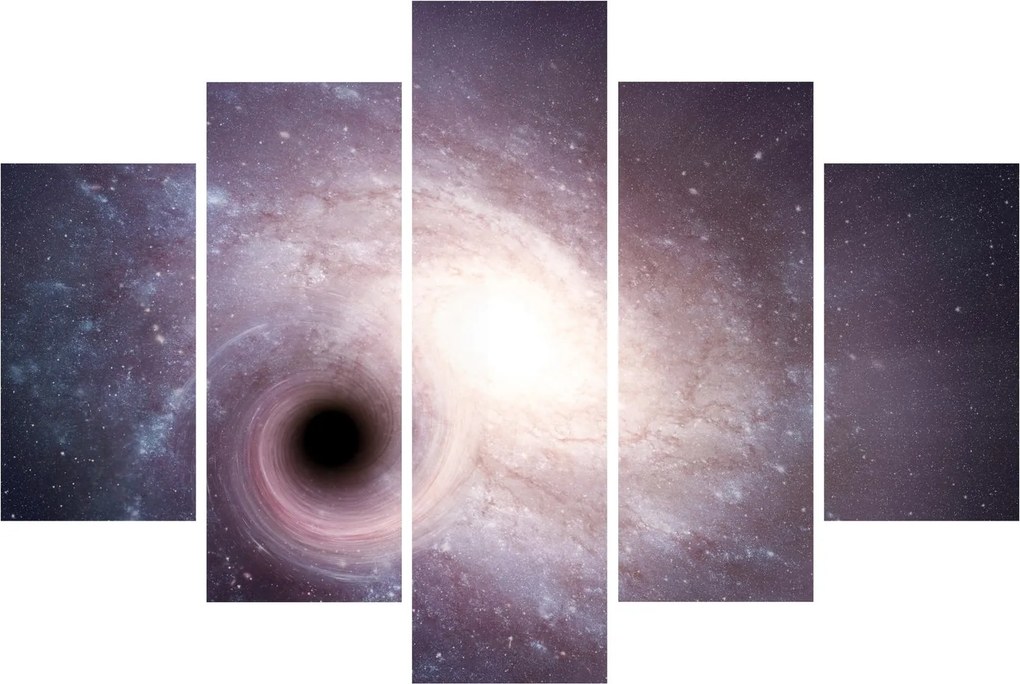 Tablou - Galaxii spiralate (150x105 cm)