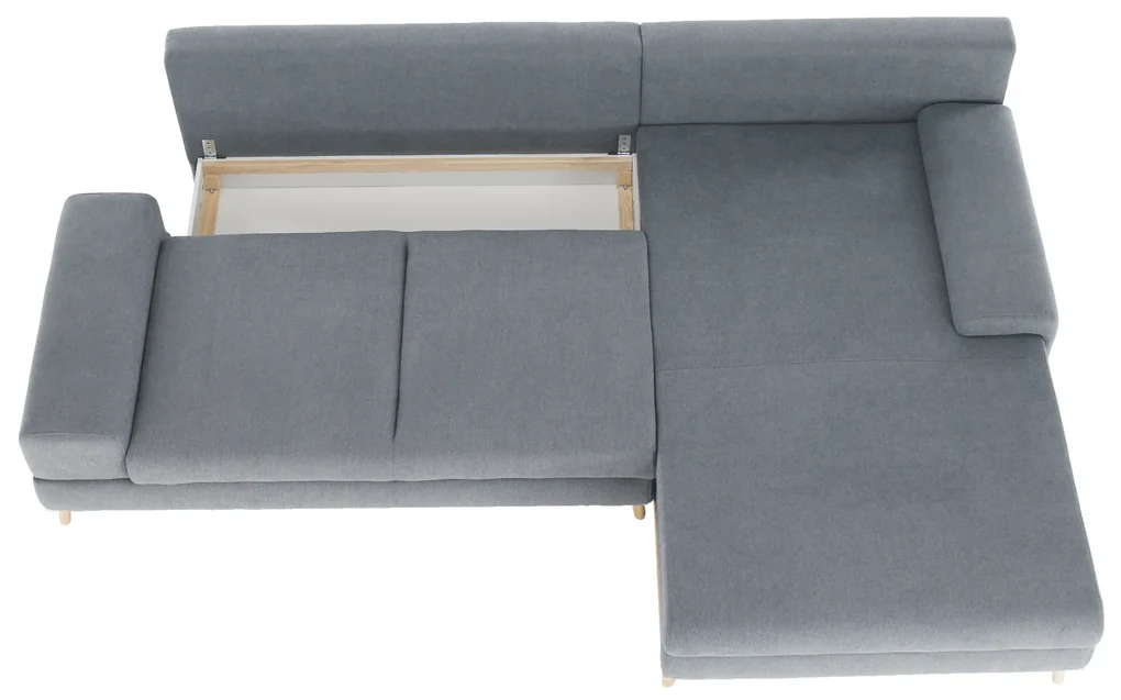 Coltar stanga Culoare Gri / Mustar, PANOS Varianta de colt: Colt Dreapta