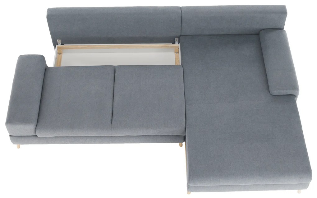 Coltar stanga Culoare Gri / Mustar, PANOS Varianta de colt: Colt Stanga