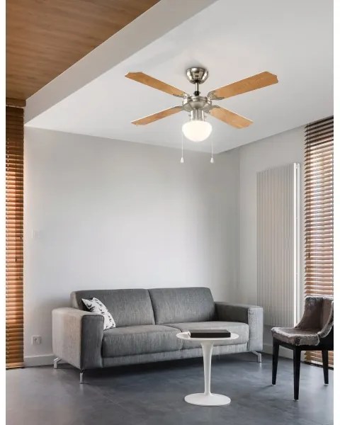 Eglo 56035 - Ventilator de tavan cu LED, 1x E27/4,9W/230V, Ø 106,6 cm