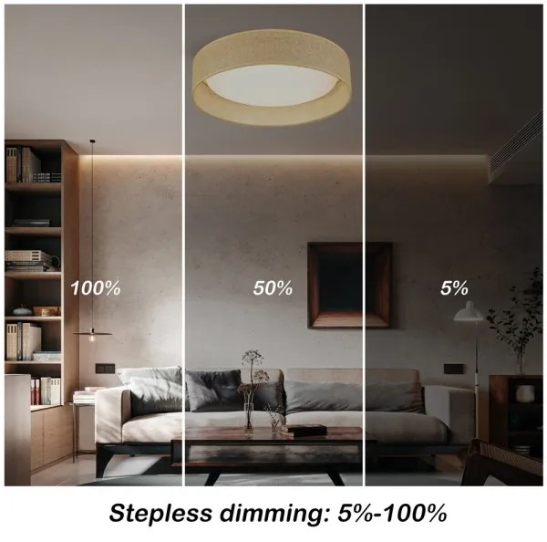 Immax NEO 07289L - Plafonieră LED+CCT dimmabilă LONA, 36W/230V, Ø 45,5 cm + telecomandă