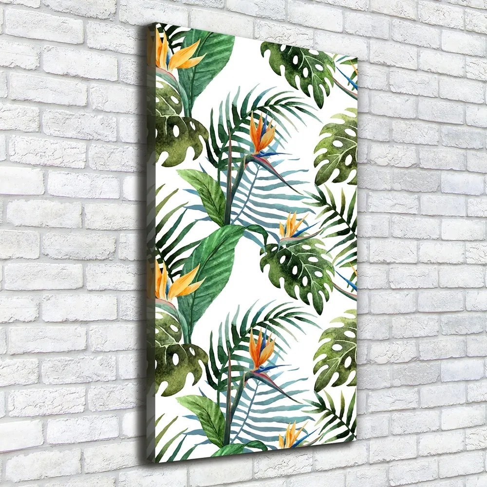 Imprimare tablou canvas Frunze tropicale