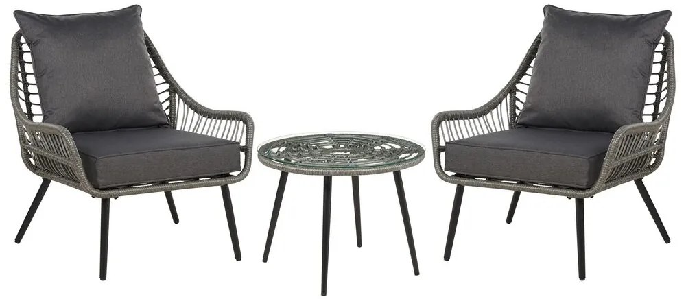 Set mobilier de grădină Lauza (gri). 1080816