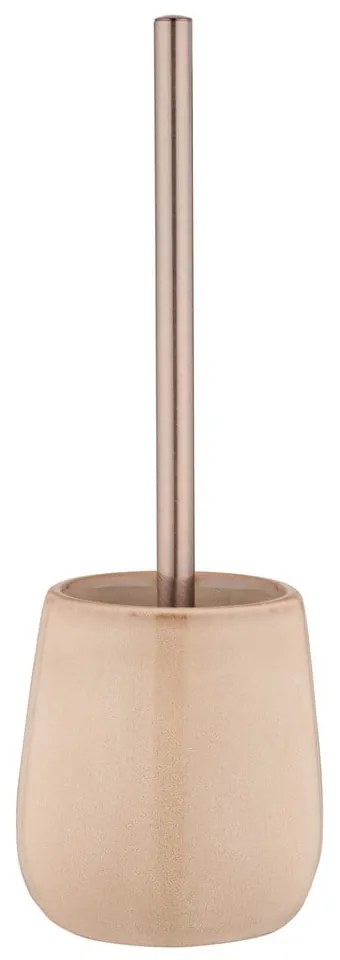 Perie de WC bej din ceramică Sirmione – Wenko