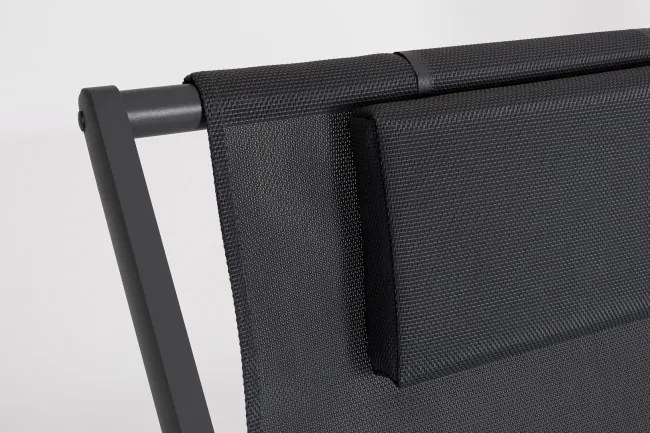 Șezlong gri inchis, Taylor, Bizzotto