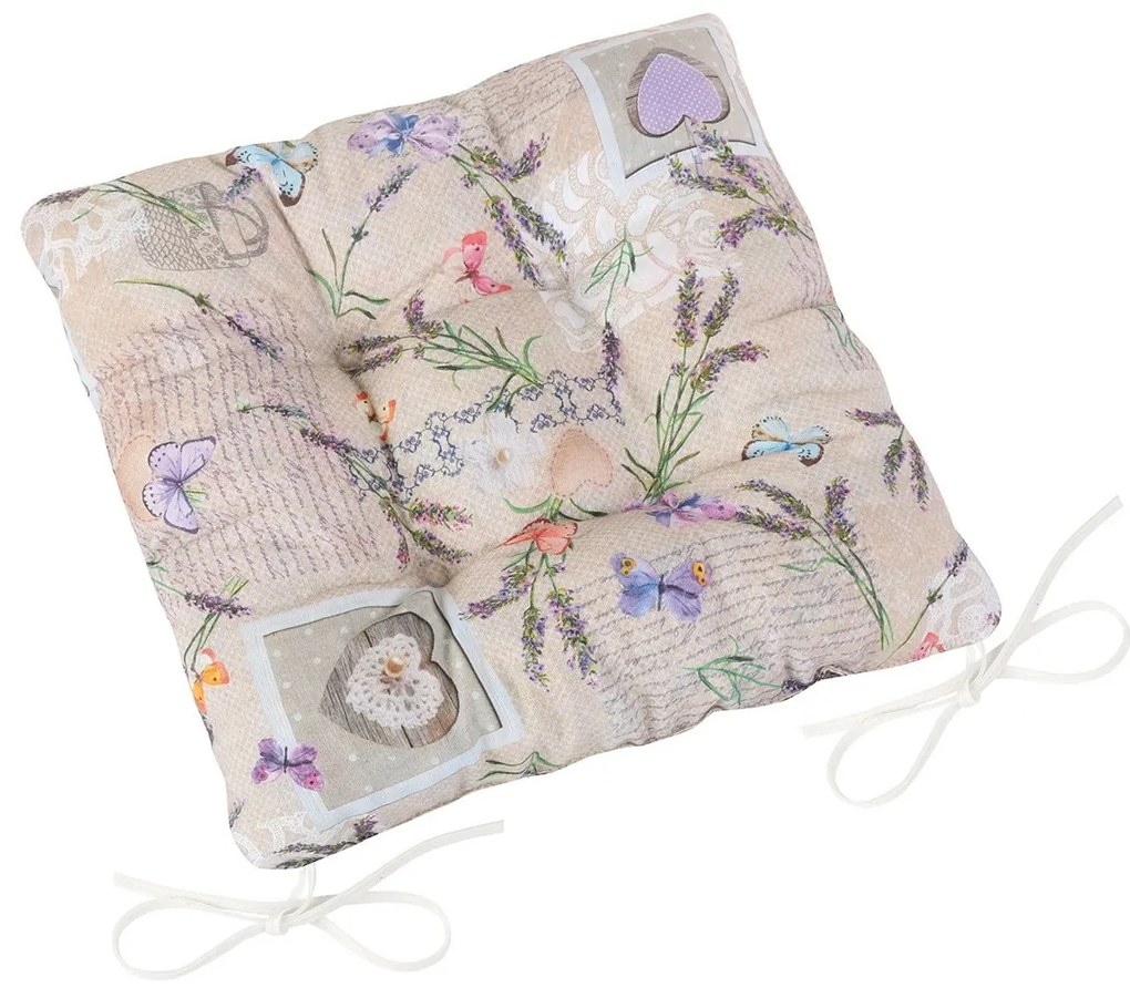 Pernuță Bellatex Patchwork Lavandă, 40 x 40 cm