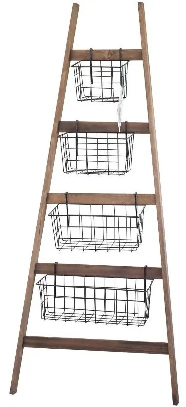 Suport coș Benebu (stejar + negru). Promo -24%. 1094524