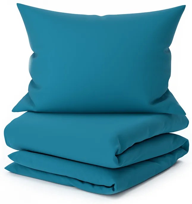 Lenjerie din microfibra LANTA turcoaz Dimensiune lenjerie de pat: 70 x 80 cm | 140 x 200 cm