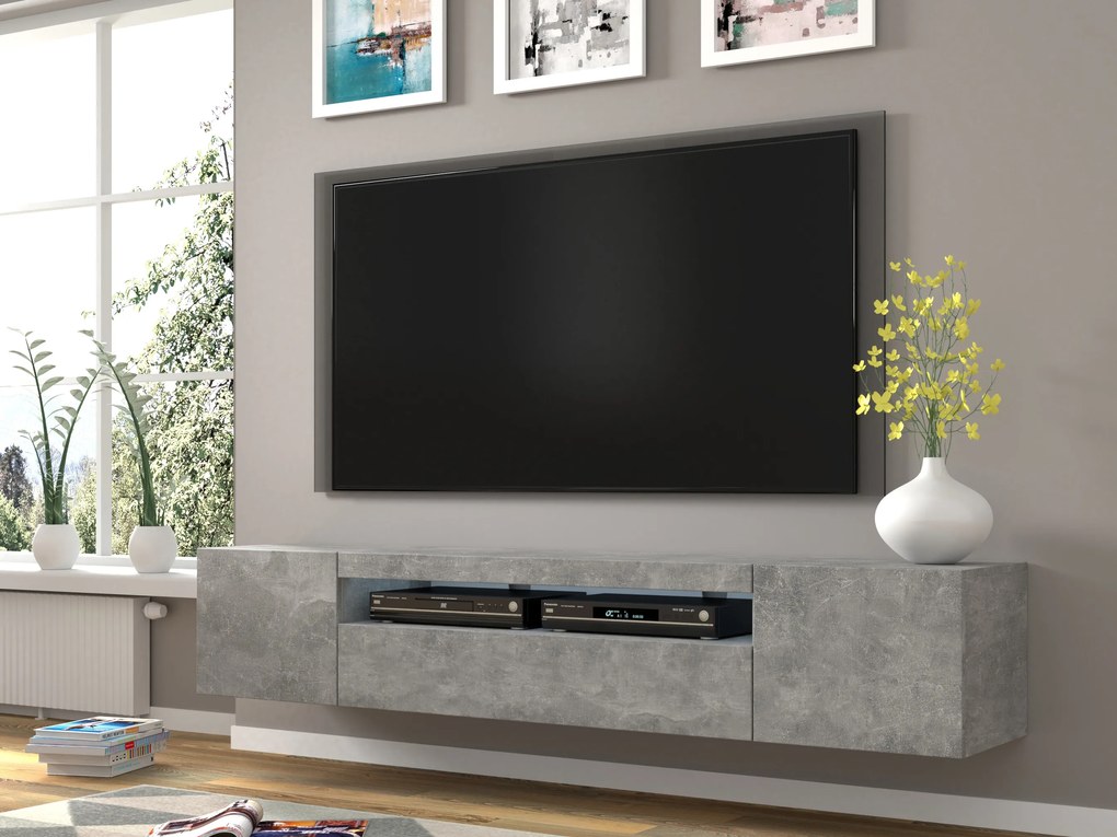 Masă TV/Dulap Aurora 200 (Beton). 1057705