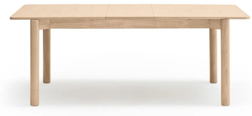 Masă de dining extensibilă în decor frasin 160x100 cm Atlas - Teulat