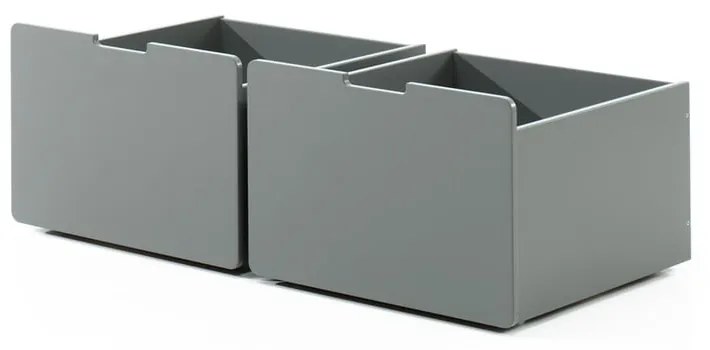 Sertare pentru sub pat de copii gri 2 buc. Pino – Vipack