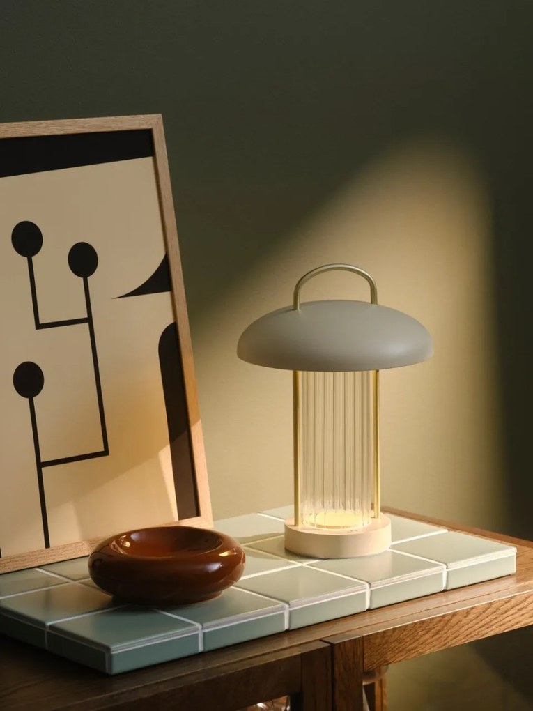 Lampa portabila cu Baterii, 3-step Moodmaker, Mirano bej