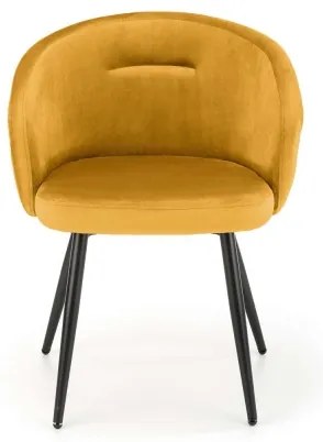 Scaun de masă CALMURE galben