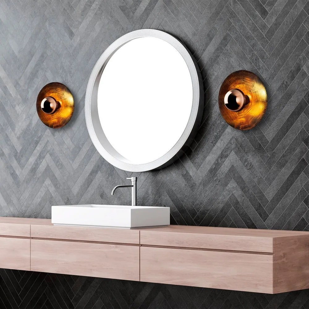 Aplică de perete arămie ø 28 cm Kurt – Opviq lights