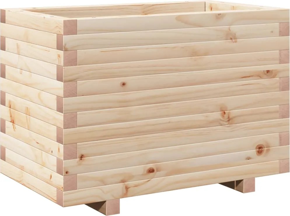 vidaXL Jardinieră de grădină, 70x40x49,5 cm, lemn masiv de pin