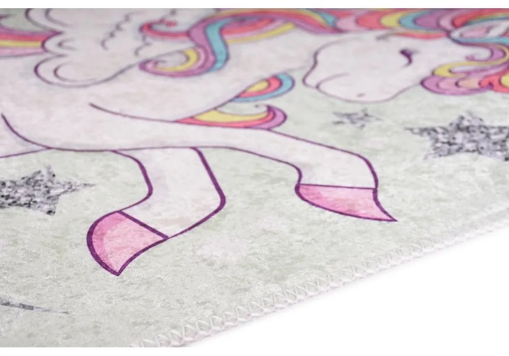 Covor pentru copii 100x160 cm Flying Unicorn – Vitaus