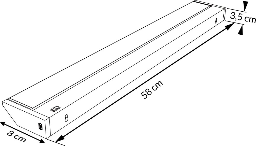 Aplica dulap bucatarie Eldhus L 10 W 800 lm